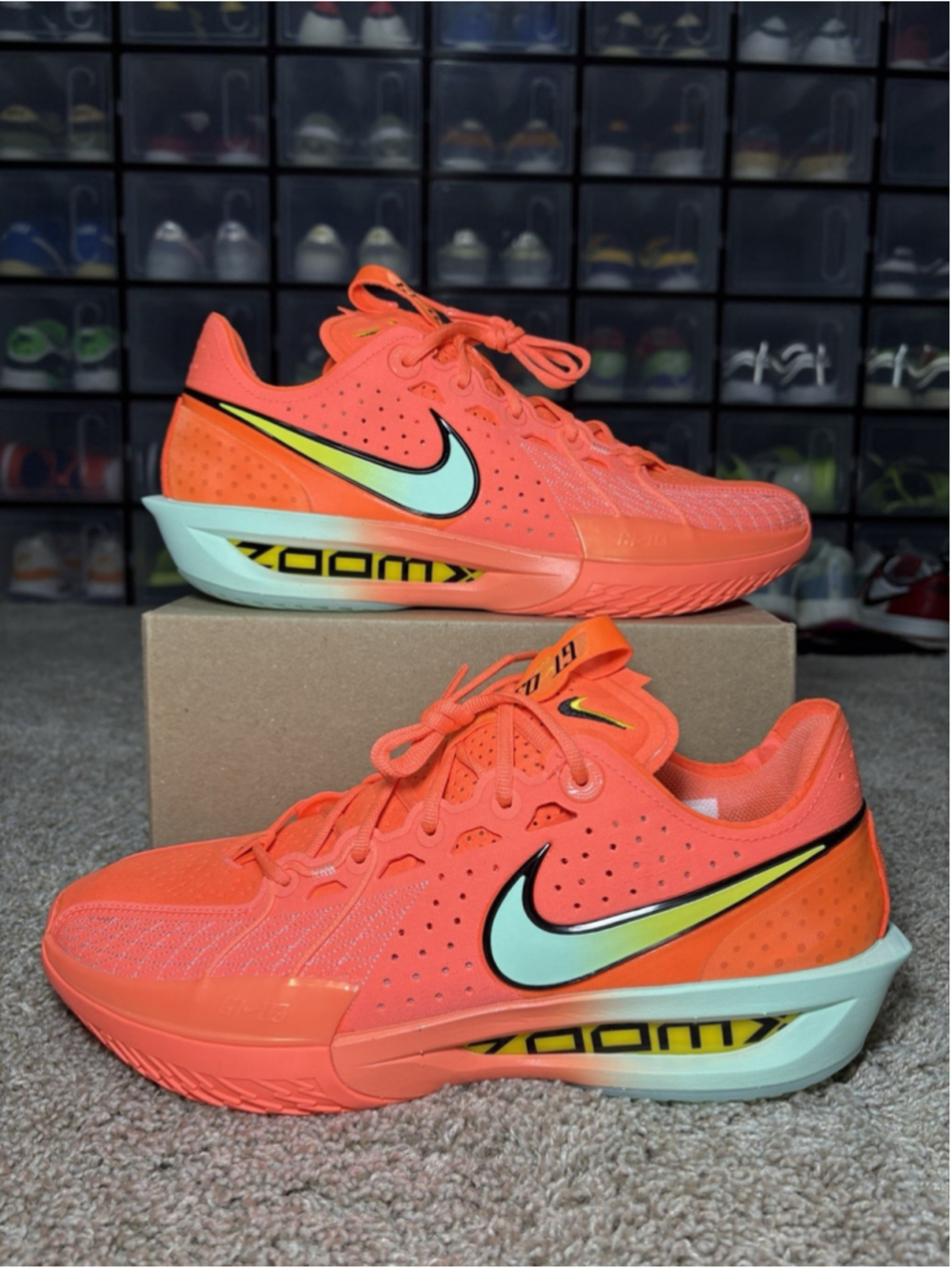 Nike G.T. Cut 3 Men’s 12 Basketball Shoes ‘Mango/Coral’ DV2913-800 No Box New